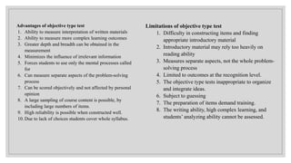 Objective type of test | PPT