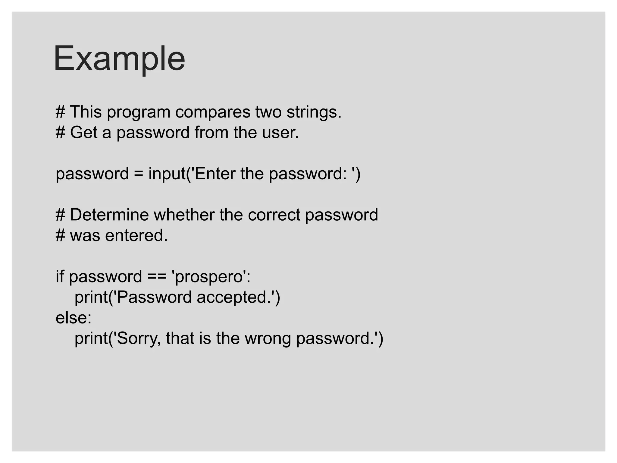Decision Structures and Boolean Logic | PPT | Programming Languages ...