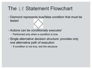 Decision Structures and Boolean Logic | PPT