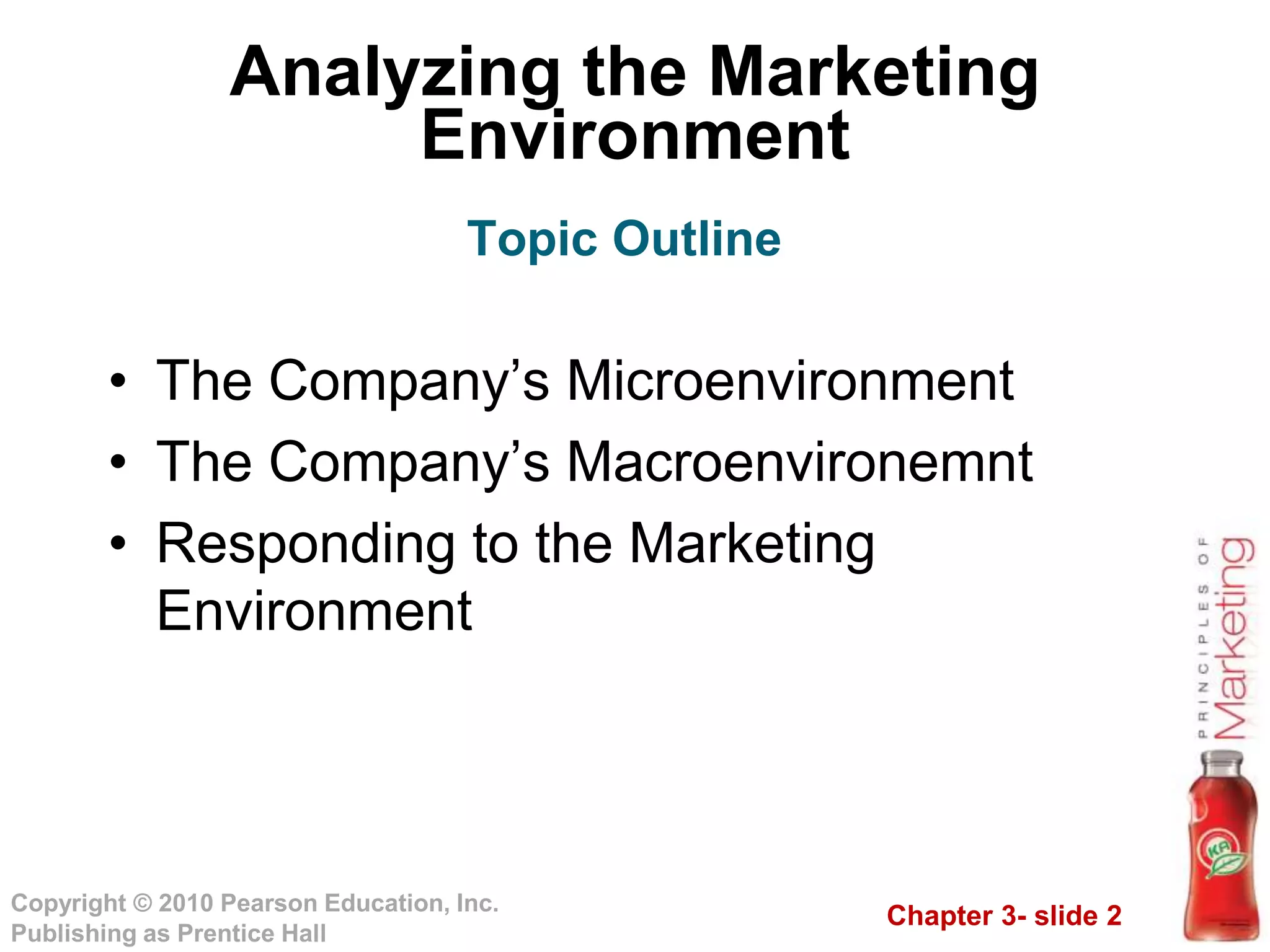Principles of Marketing Chapter #3 | PPT