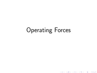 Operating Forces
 