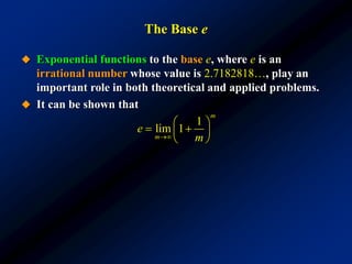 Function Base That E Is In chapter3.ppt
