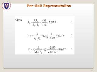 Per-Unit Representation
Per-Unit Representation
19
 