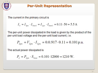 39
Per-Unit Representation
Per-Unit Representation
 