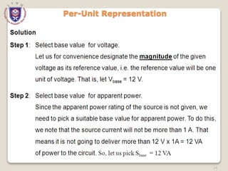 Per-Unit Representation
14
 
