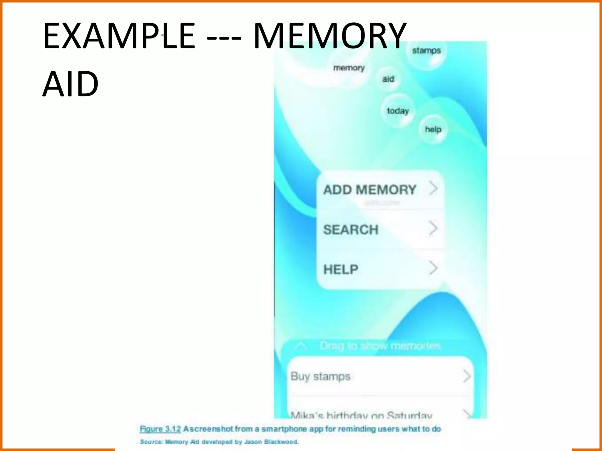 www.id-book.com 60
EXAMPLE --- MEMORY
AID
 
