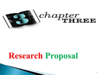 1
Research Proposal
 