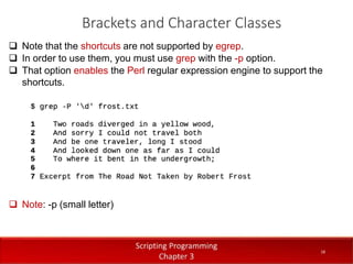 Chapter 3: Introduction to Regular Expression | PPTX