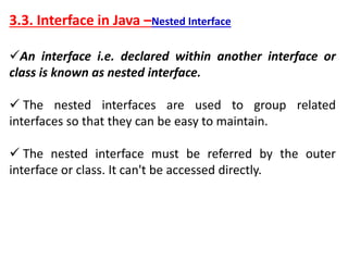 Java notes of Chapter 3 presentation slides | PPT