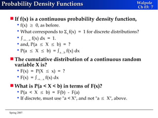Probability and Statistics for Engineers | PPT