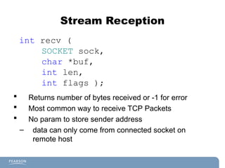 Multiplayer Game Programming Berkeley Socket API Chapter 3.ppt