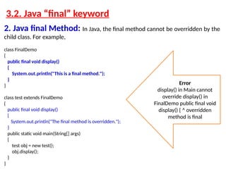 Inheritance Interface and Packags in java programming.pptx