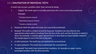 Chapter 3: Malocclusion and normal occlusion.pptx