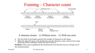 Chapter3.pdf - Data Link Layer LLC and MAC SubLayers | PDF