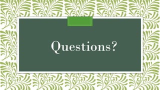 Questions?
 