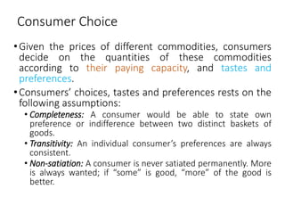 Different Preference Consumer Consumer Preference and Choice is written in ppt | PDF