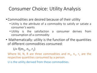 Consumer Preference and Choice is written in ppt | PDF