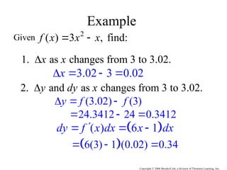 The basic rules of differentiation and the derivatives | PPT