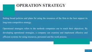 Comprehensive Guide to Strategy Formulation and Operational Planning in ...