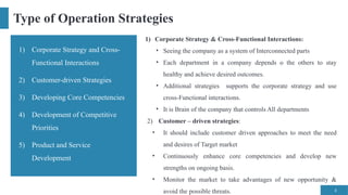 Comprehensive Guide to Strategy Formulation and Operational Planning in ...