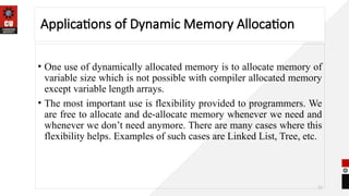 Comprehensive Guide to Dynamic Memory Allocation in C++ Programming | PPTX