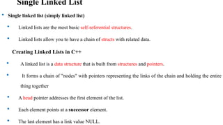 Comprehensive Guide to Linked Lists and Dynamic Data Structures | PPTX