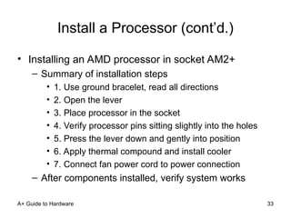 A+ Guide to Hardware managing, maintaining | PPT