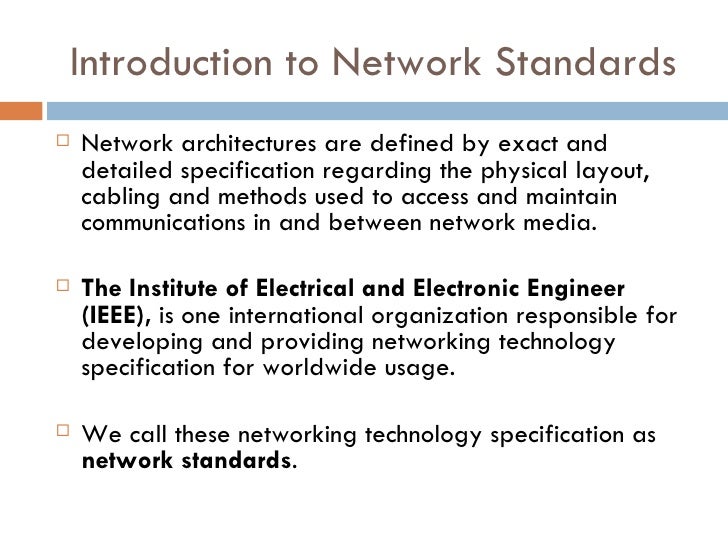 NETWORK STANDARD