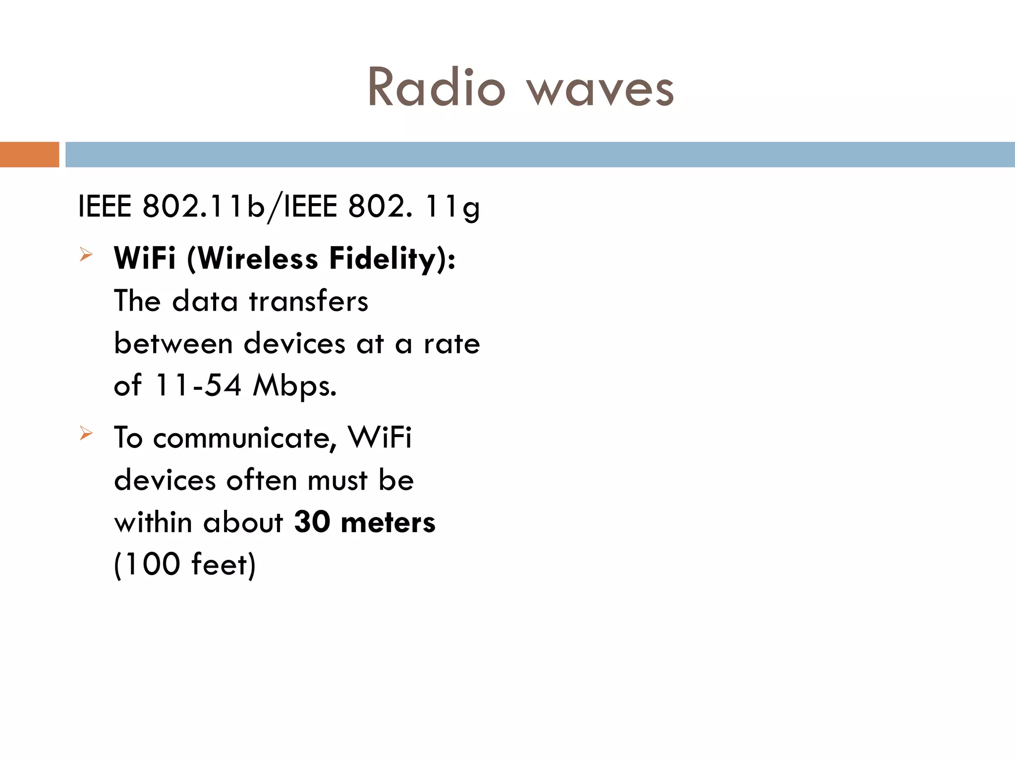 WIRELESS TRANSMISSION MEDIA PPT