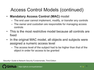 Chapter 3 access control fundamental i | PDF