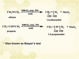 * Also known as Baeyer’s test 