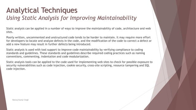 Chapter 3 - Analytical Techniques | PPT