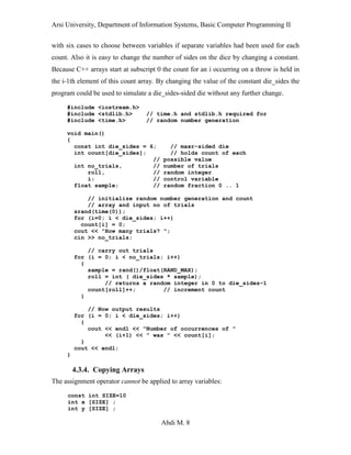 Array chapter 3 about declaration from arsi university student master ...