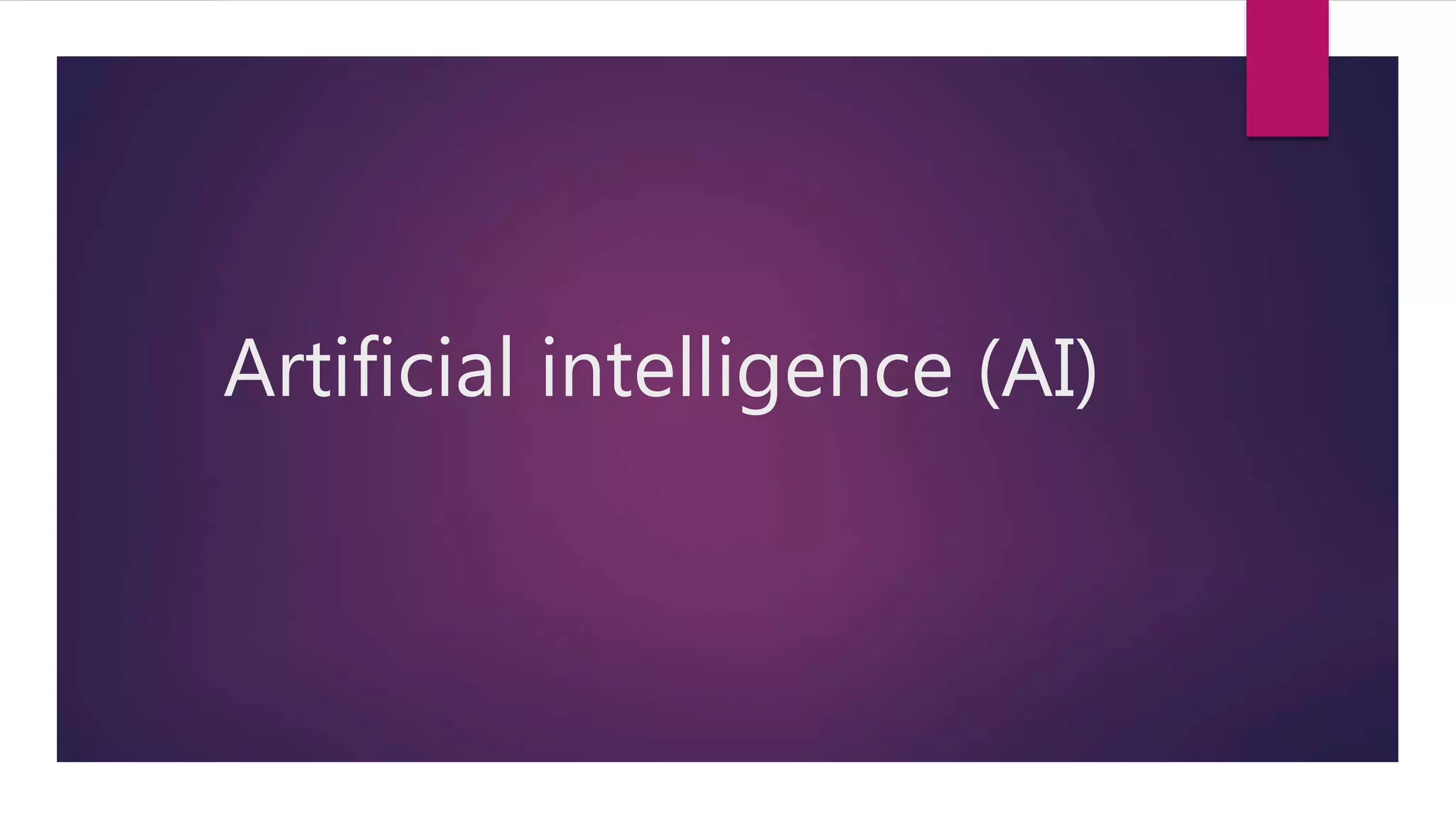 Chapter 3 artificial intelligence | PPT