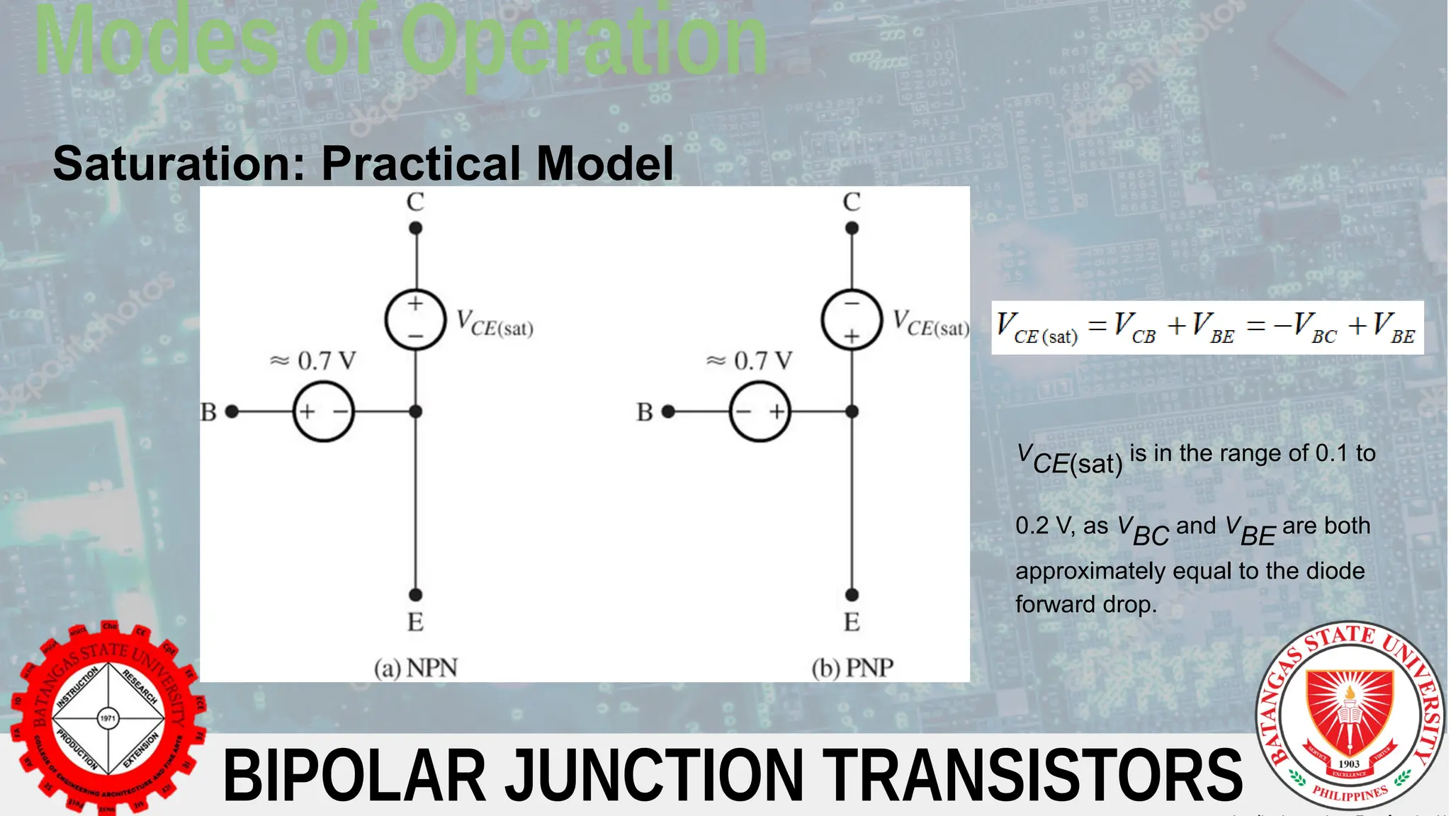 Chapter (3) - Bipolar Junction Transistor | PPTX