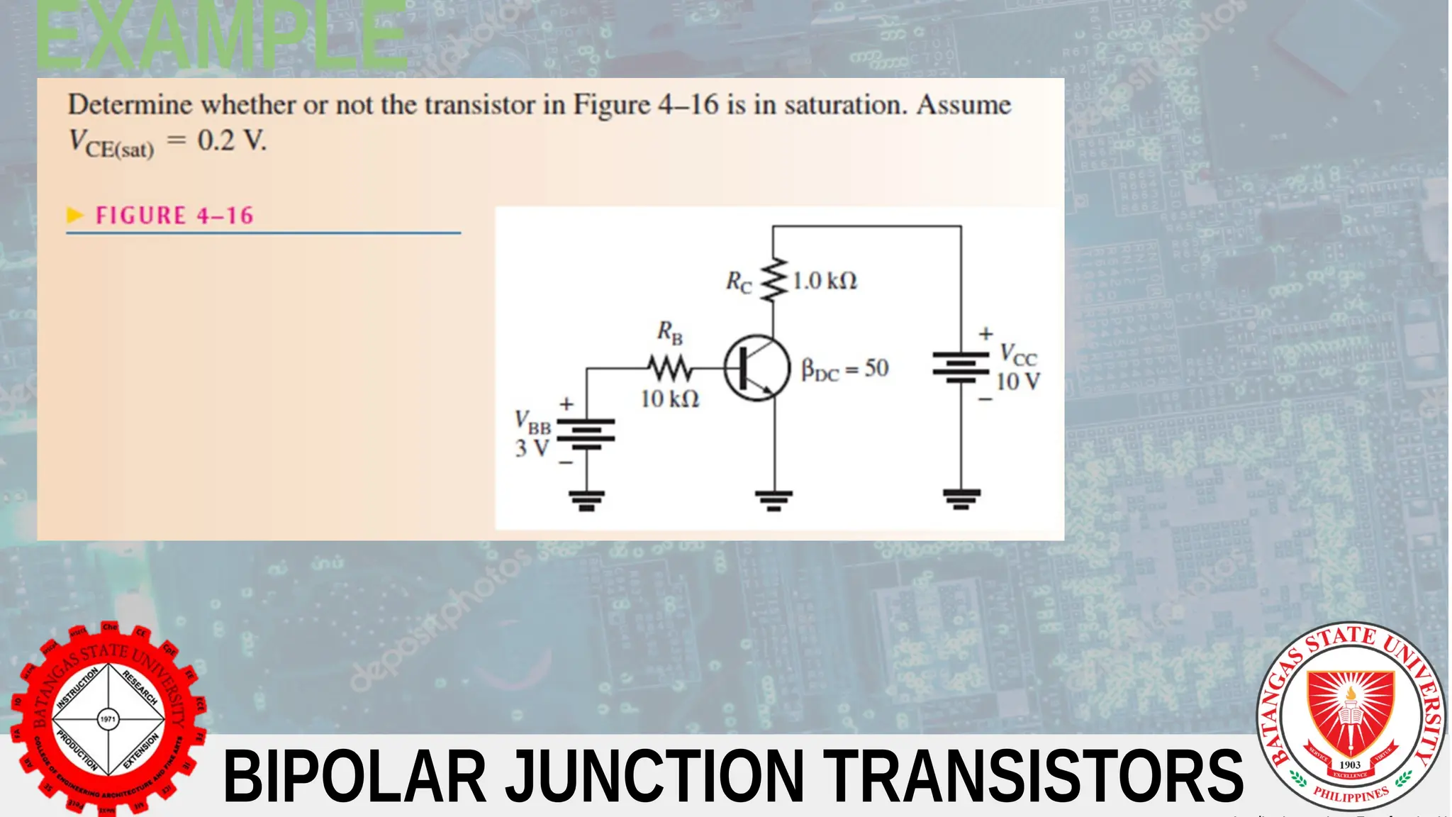 Chapter (3) - Bipolar Junction Transistor | PPTX