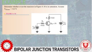 Chapter (3) - Bipolar Junction Transistor | PPTX