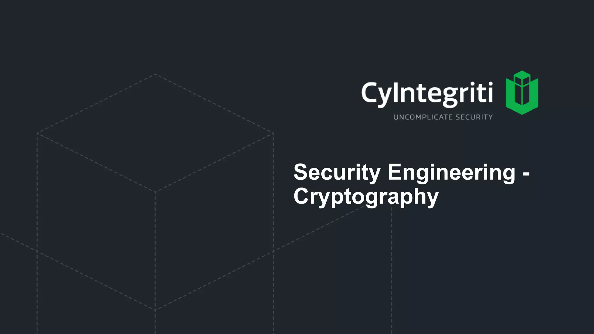 CISSP - Chapter 3 - Cryptography | PPTX | Information and Network ...
