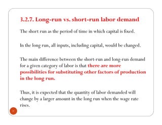 Comprehensive Theory of Labor Demand in Economics: Short and Long Run ...