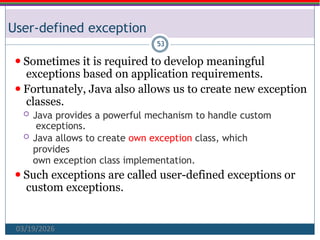 Comprehensive Guide to Java Exception Handling and Error Management | PPTX