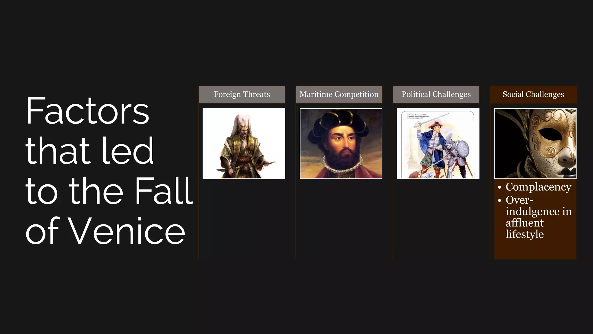 Foreign Threats Maritime Competition Political Challenges
• Complacency
• Over-
indulgence in
affluent
lifestyle
Social Challenges
 