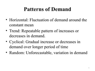 Randomized Demand Chapter 3-Forecasting_Spr 24-25.pptx oscm | PPTX