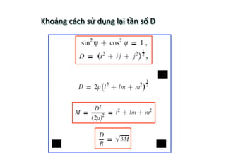 Khoảng	
  cách	
  sử	
  dụng	
  lại	
  tần	
  số	
  D	
  
 
