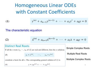 Complex Roots Homogeneous Solution Chapter 3 - Higher Order Linxxxxxxxxxxxxxxxxxxxxxxxxxxear ODEs.ppt