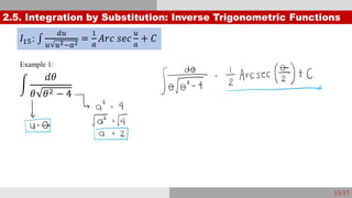Chapter 3 - Integration of Trigonometric and Inverse Trigonometric ...