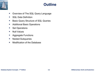 Comprehensive Introduction to SQL: Data Definition and Query Language | PDF
