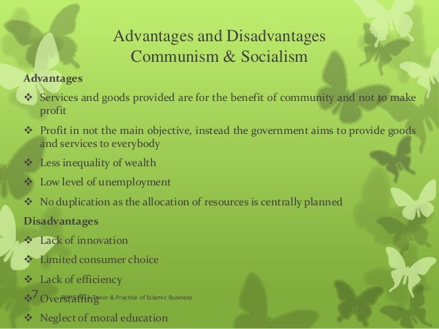 Advantages Of Communism And Communism