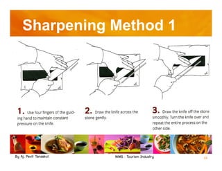 By Aj. Pavit Tansakul WMS : Tourism Industry 33
Sharpening Method 1
 