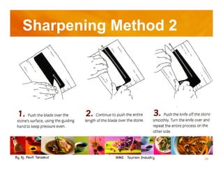 By Aj. Pavit Tansakul WMS : Tourism Industry 34
Sharpening Method 2
 