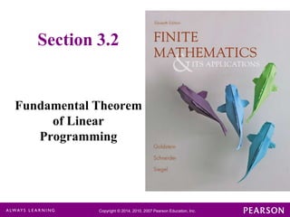 Chapter 3 linear programming | PPTX